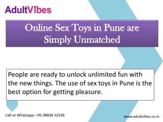 Sex Toys in Pune | Adultvibes | Call :  91 98836 52530