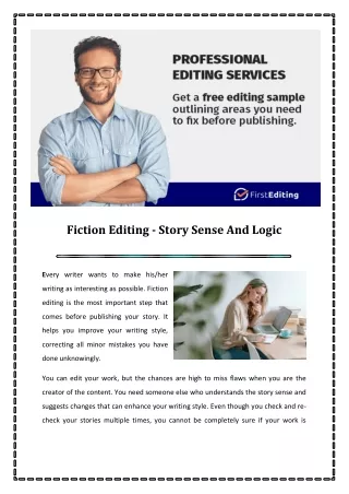 fiction editing story sense and logic