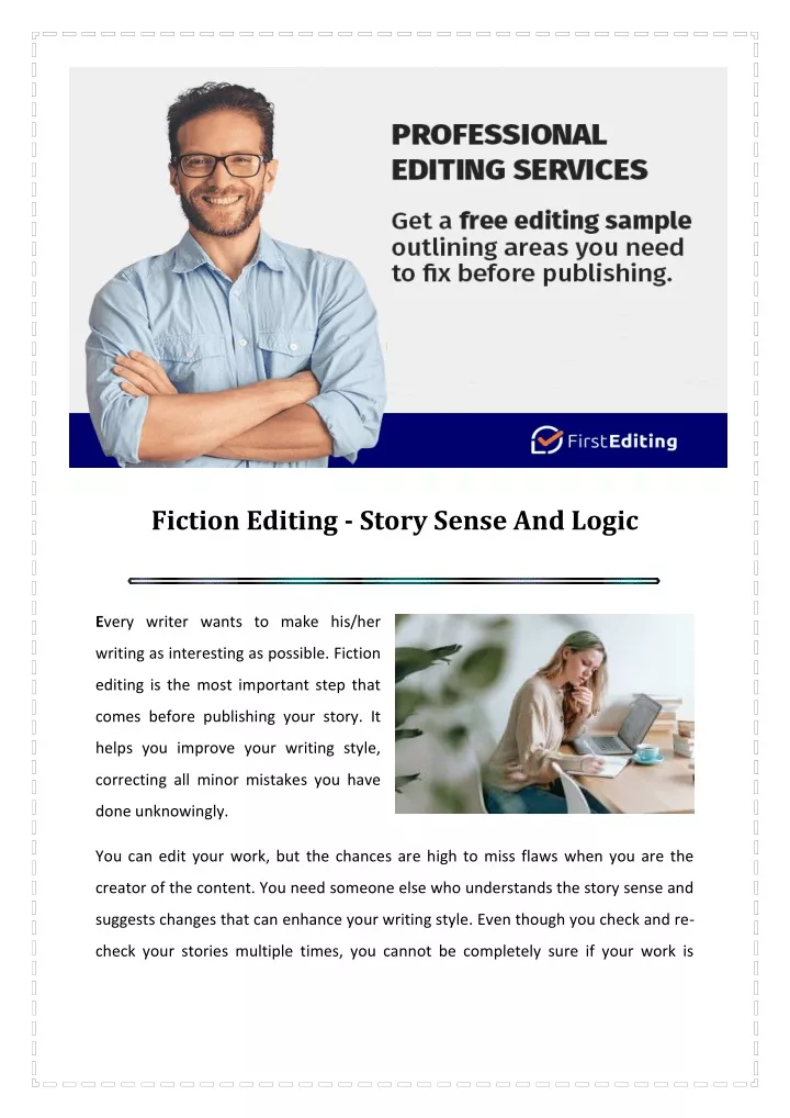 fiction editing story sense and logic