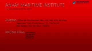 anvay maritime institute anvay maritime institute