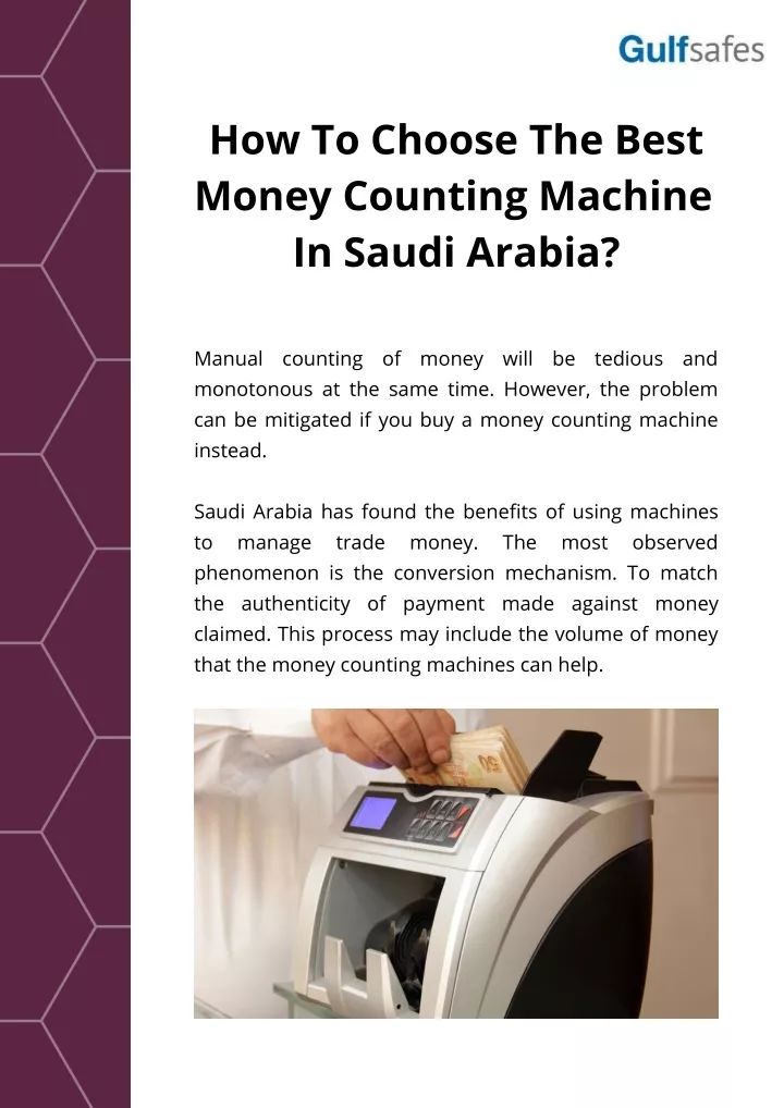 how to choose the best money counting machine