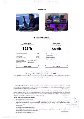 Union recording studio services | Studio rental in LA