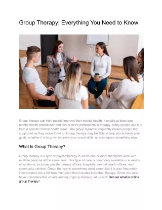 Group Therapy in Homer Glen | Goodings Grove Psychology Associates - Therapist,