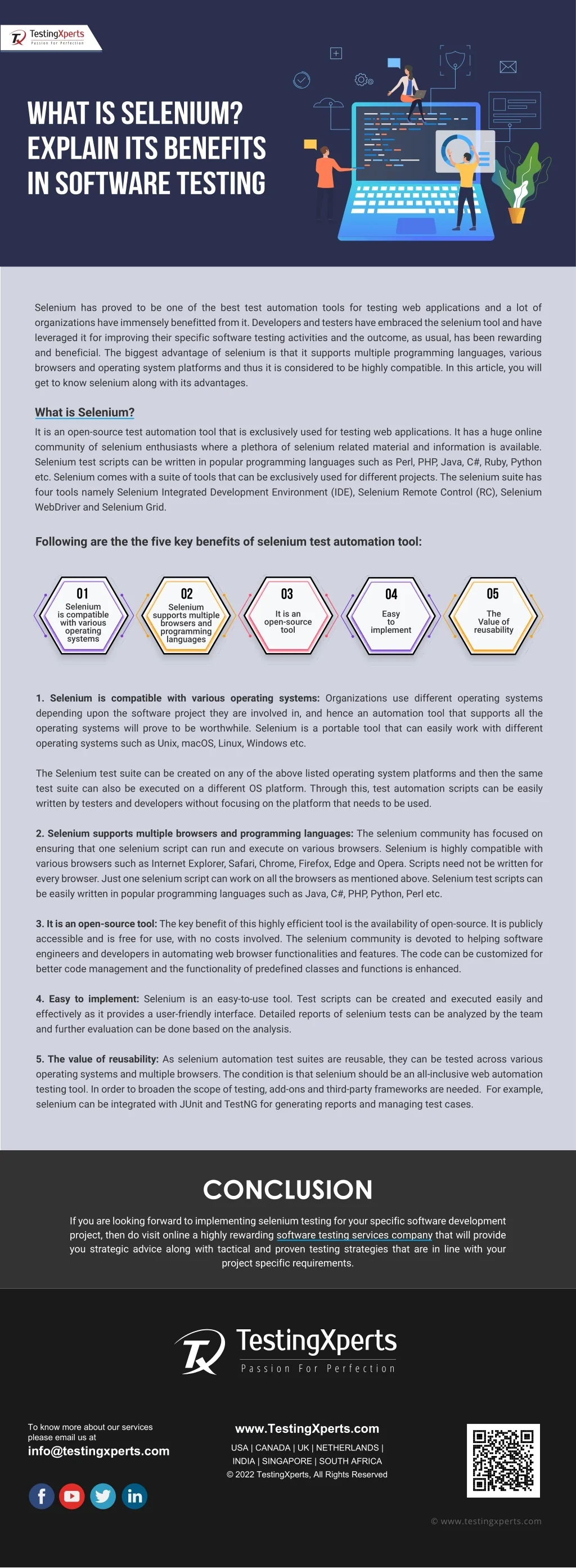 PPT - What is selenium Explain its benefits in software testing ...