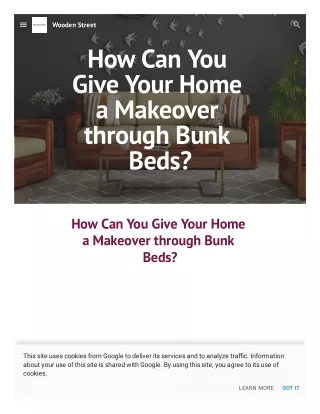 How Can You Give Your Home a Makeover through Bunk Beds?