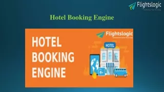 hotel booking engine