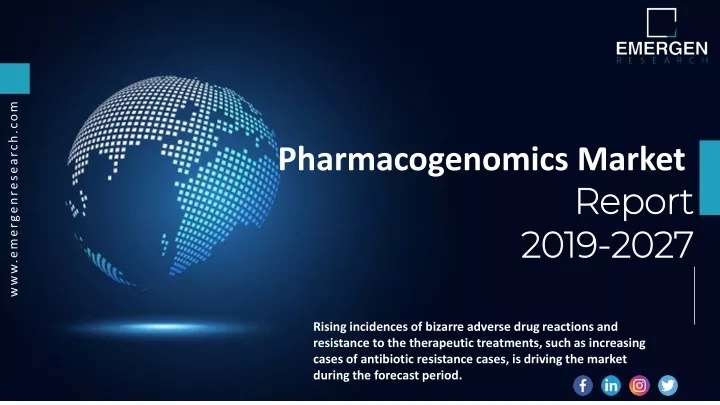 pharmacogenomics market report 2019 2027