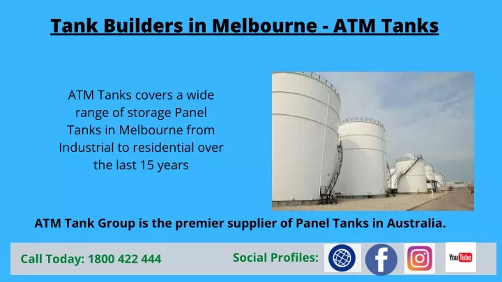 tank builders in melbourne atm tanks