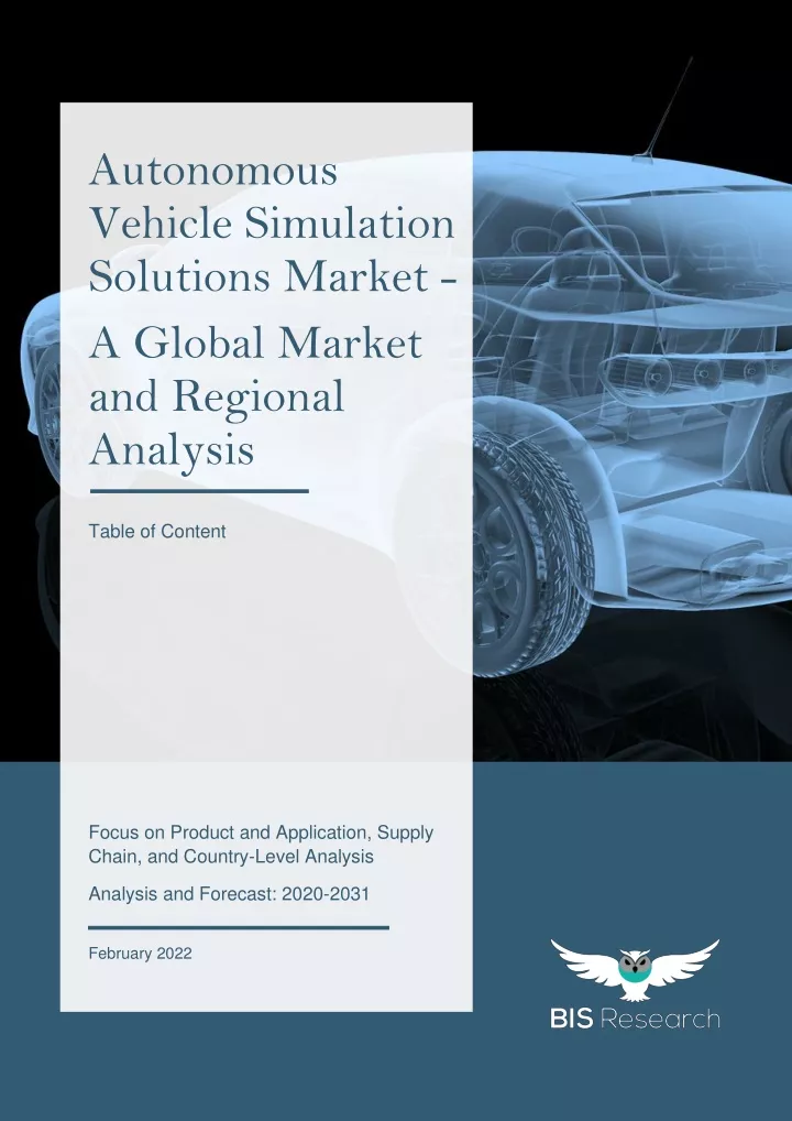 autonomous vehicle simulation solutions market