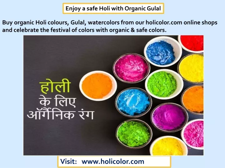 enjoy a safe holi with organic g ulal