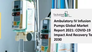 ambulatory iv infusion pumps global market report