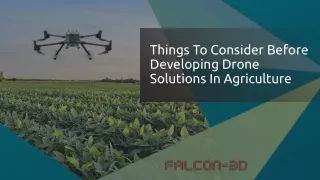 things to consider before developing drone