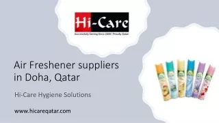 Air Freshener suppliers in Doha, Qatar_