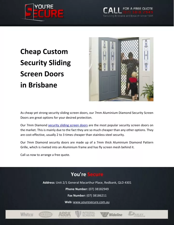 cheap custom security sliding screen doors