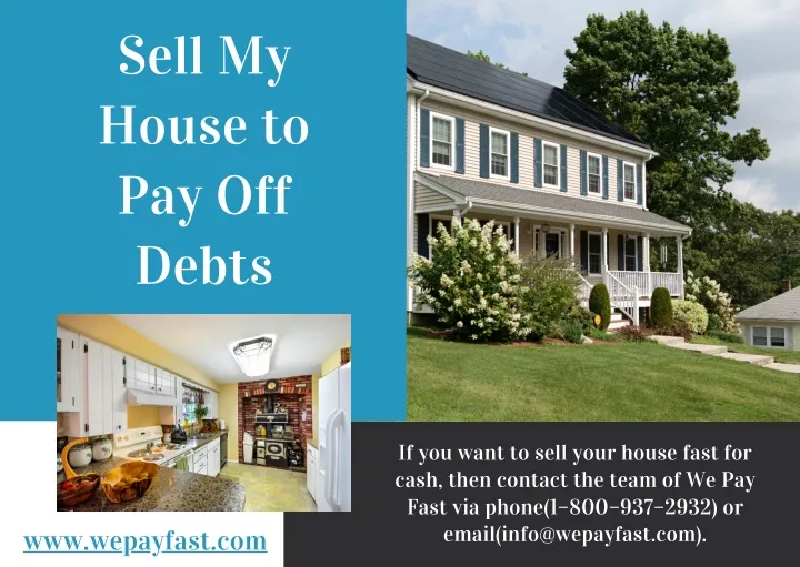 sell my house to pay off debts