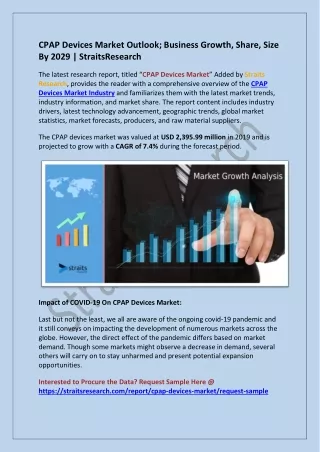 cpap devices market outlook business growth share