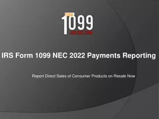 irs form 1099 nec 202 2 payments reporting