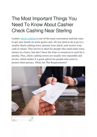 the most important things you need to know about