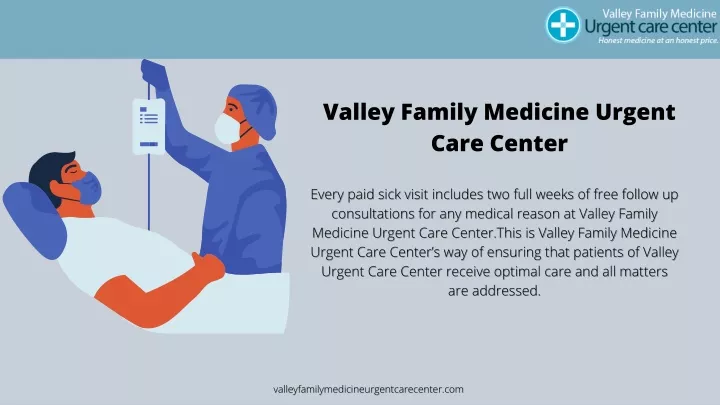 valley family medicine urgent care center