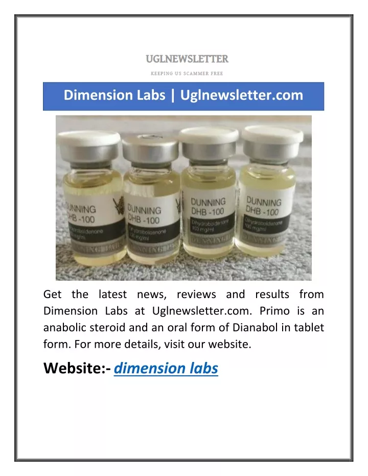 dimension labs uglnewsletter com