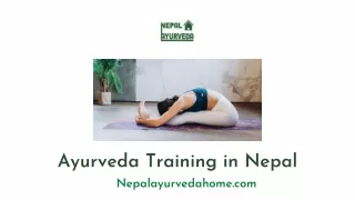 ayurveda training in nepal