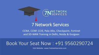 CCNA, CCNP, CCIE, Palo Alto, Checkpoint, Fortinet and SD-WAN Training in Okhla, Delhi
