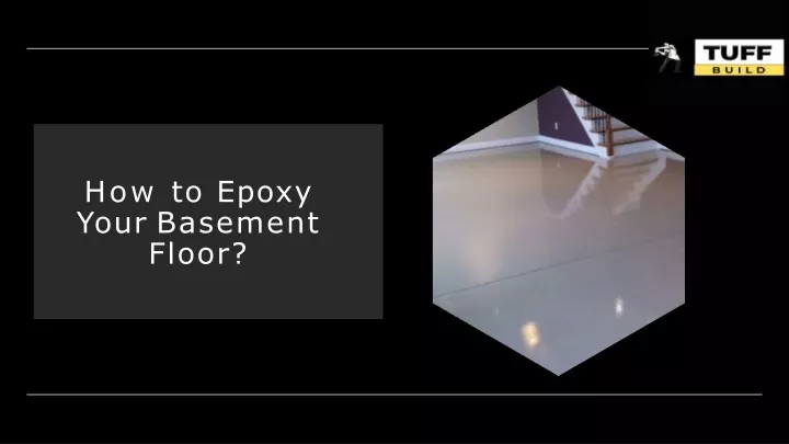 how to epoxy your basement floor