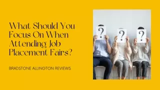 Pay Attention To These Things When Attending Job Placement Fairs
