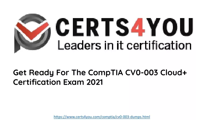 get ready for the comptia cv0 003 cloud