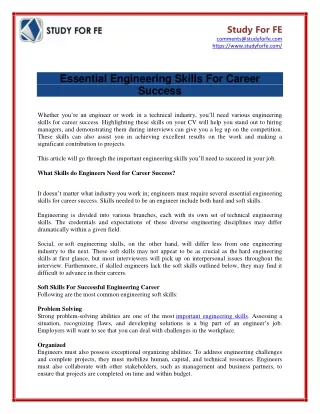 study for fe comments@studyforfe com https
