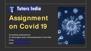 a ss i g n m e n t on covid 19