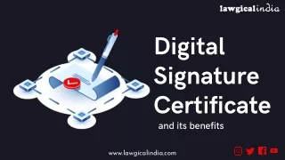 Digital Signature Certificate (DSC)