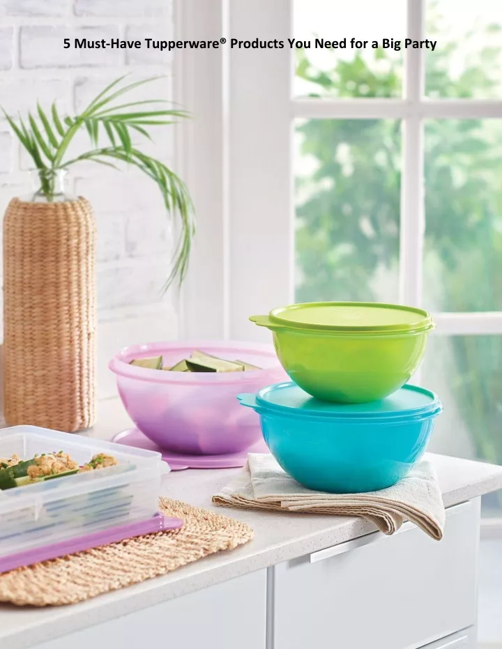 5 must have tupperware products you need