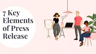 7 key elements of press release