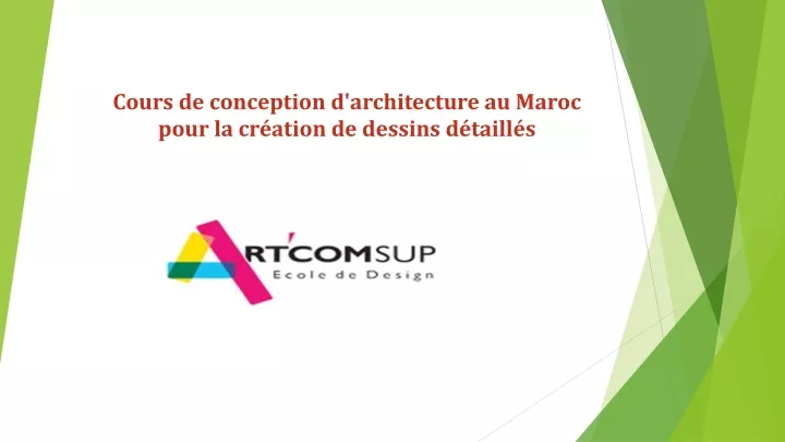 cours de conception d architecture au maroc pour la cr ation de dessins d taill s