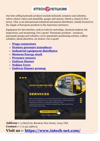 our best selling hydraulic products include