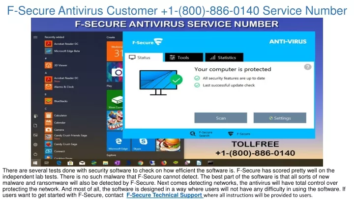 f secure antivirus customer 1 800 886 0140 service number
