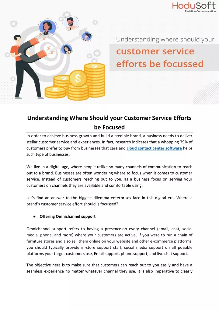 understanding where should your customer service