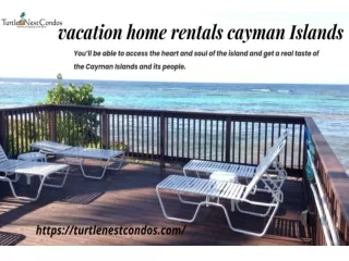 Top Vacation Home Rentals Cayman Islands at Turtle Nest