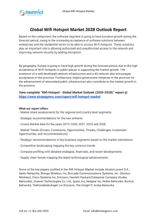 global wifi hotspot market