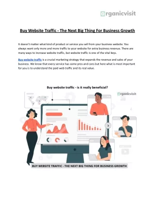 Buy Website Traffic - The Next Big Thing For Business Growth