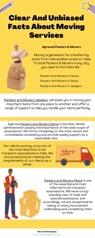 Clear And Unbiased Facts About Moving Services