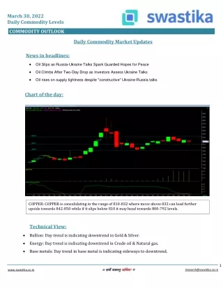 Commodity daily levels (30-March)