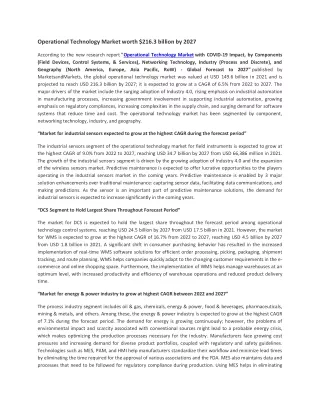 operational technology market worth 216 3 billion