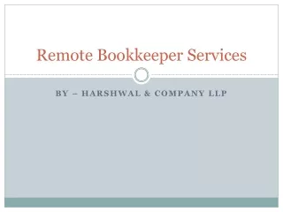remote bookkeeper services