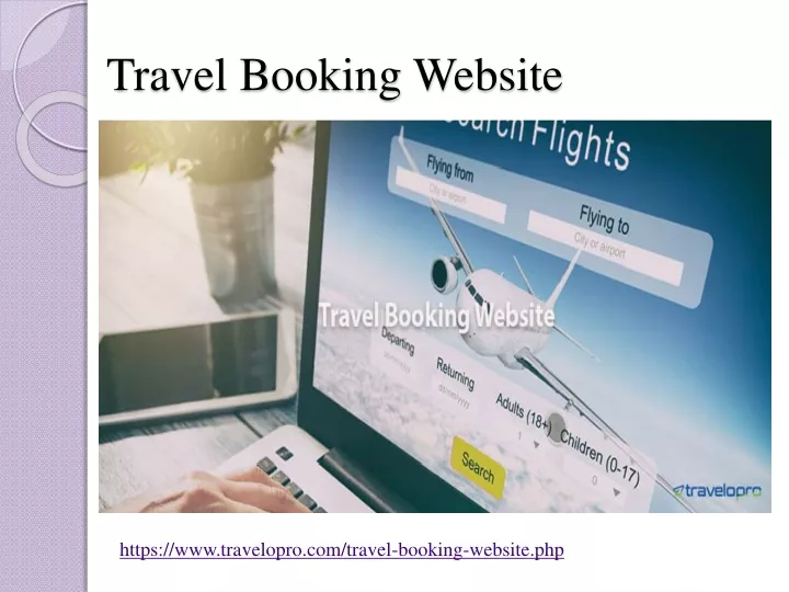 travel booking website