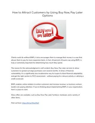 how to attract customers by using