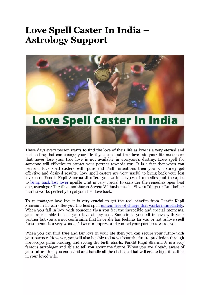 love spell caster in india astrology support