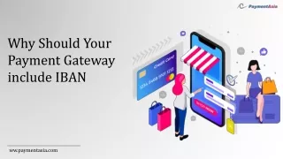 Why Should Your Payment Gateway include IBAN?