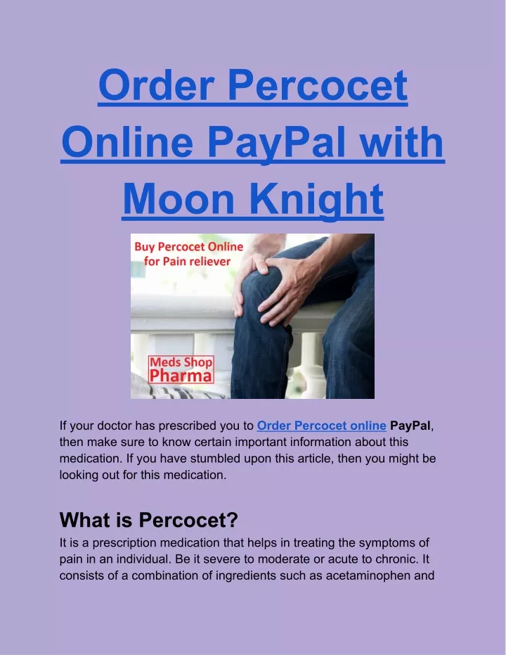 order percocet online paypal with moon knight